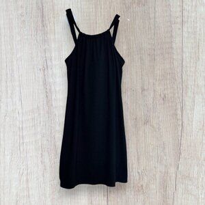 Athleta Womens Kokomo Black Swim Dress UPF +50 Size Small